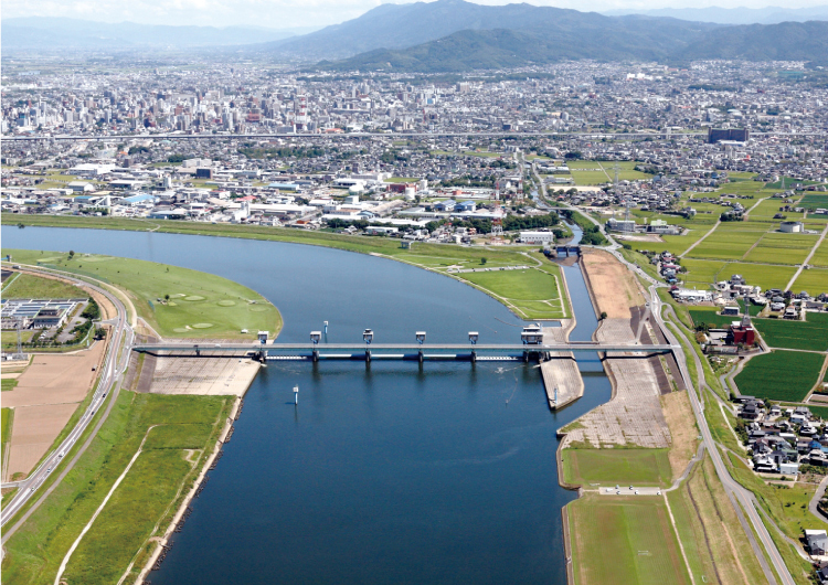 イメージ画像:筑後大堰(ちくごおおぜき)(福岡県久留米市)