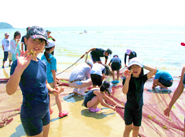 勝浦小・姫治小かっぱリングin勝浦写真
